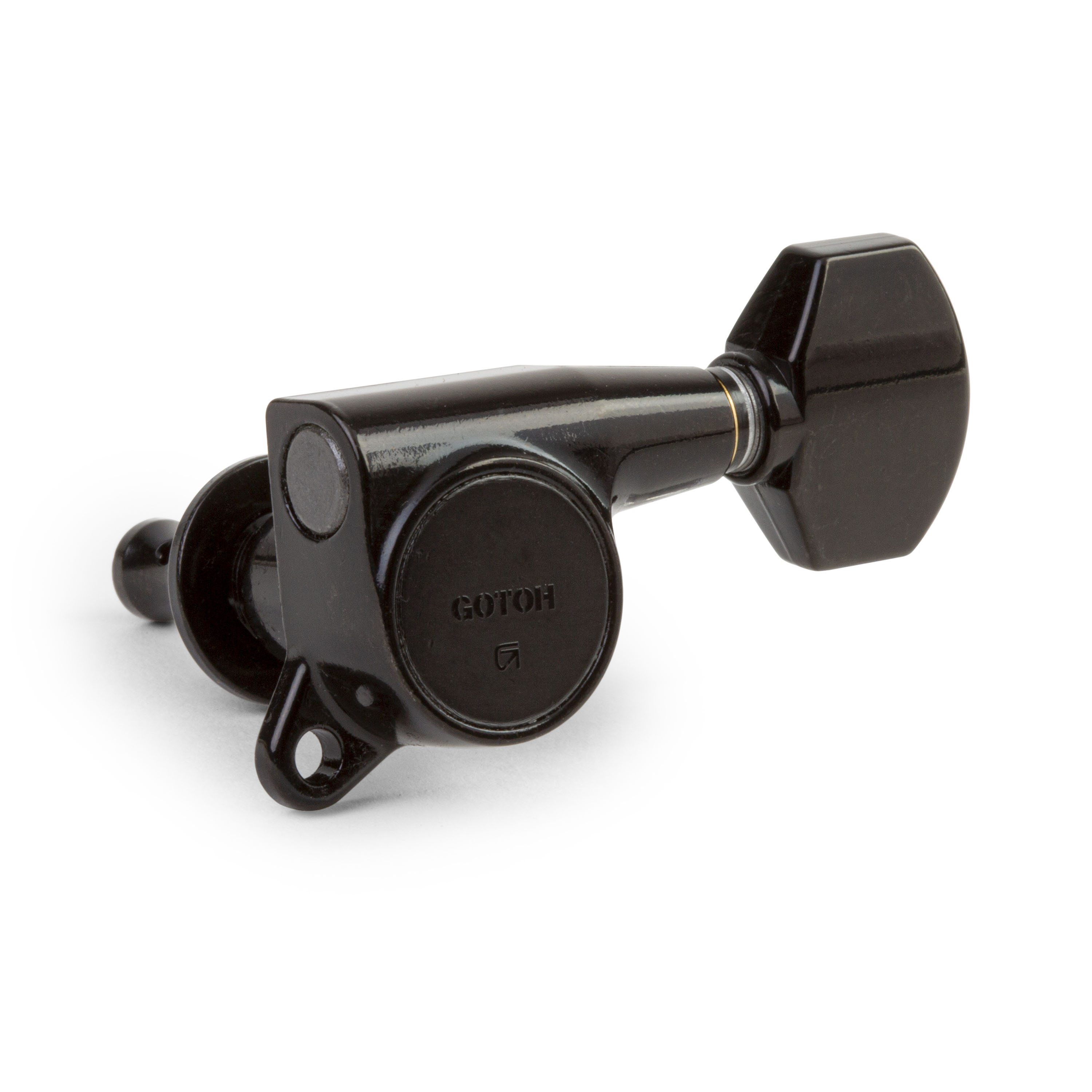 3,3 mécaniques d’accordage Gotoh avec grande tête de style Schaller