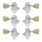 Machines de réglage 3+3 style Keystone vintage Gotoh, nickel Machines de réglage 3+3 style Keystone vintage Gotoh, nickel