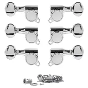 Tuners 3+3 à bouton ovale Golden Age, chrome