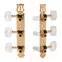 Tuners à guitare classique Gotoh style lyra, ornement Tuners à guitare classique Gotoh style lyra, ornement