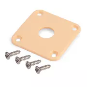 Gibson Accessories Plaque de jack en plastique, crème