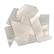 Couvertures incrustées de perles - Lot de 1oz , nacre blanche