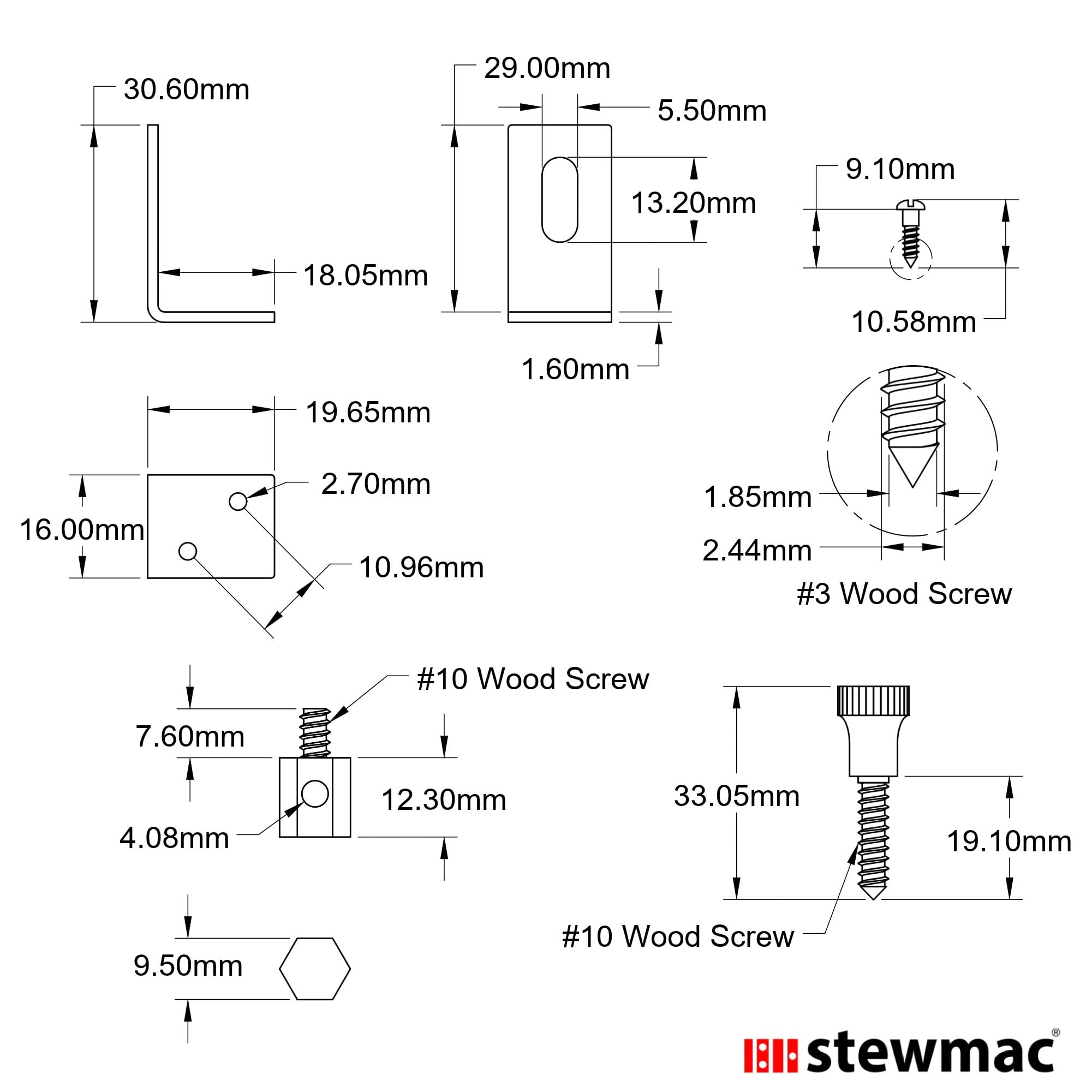 Banjo Resonator Hardware