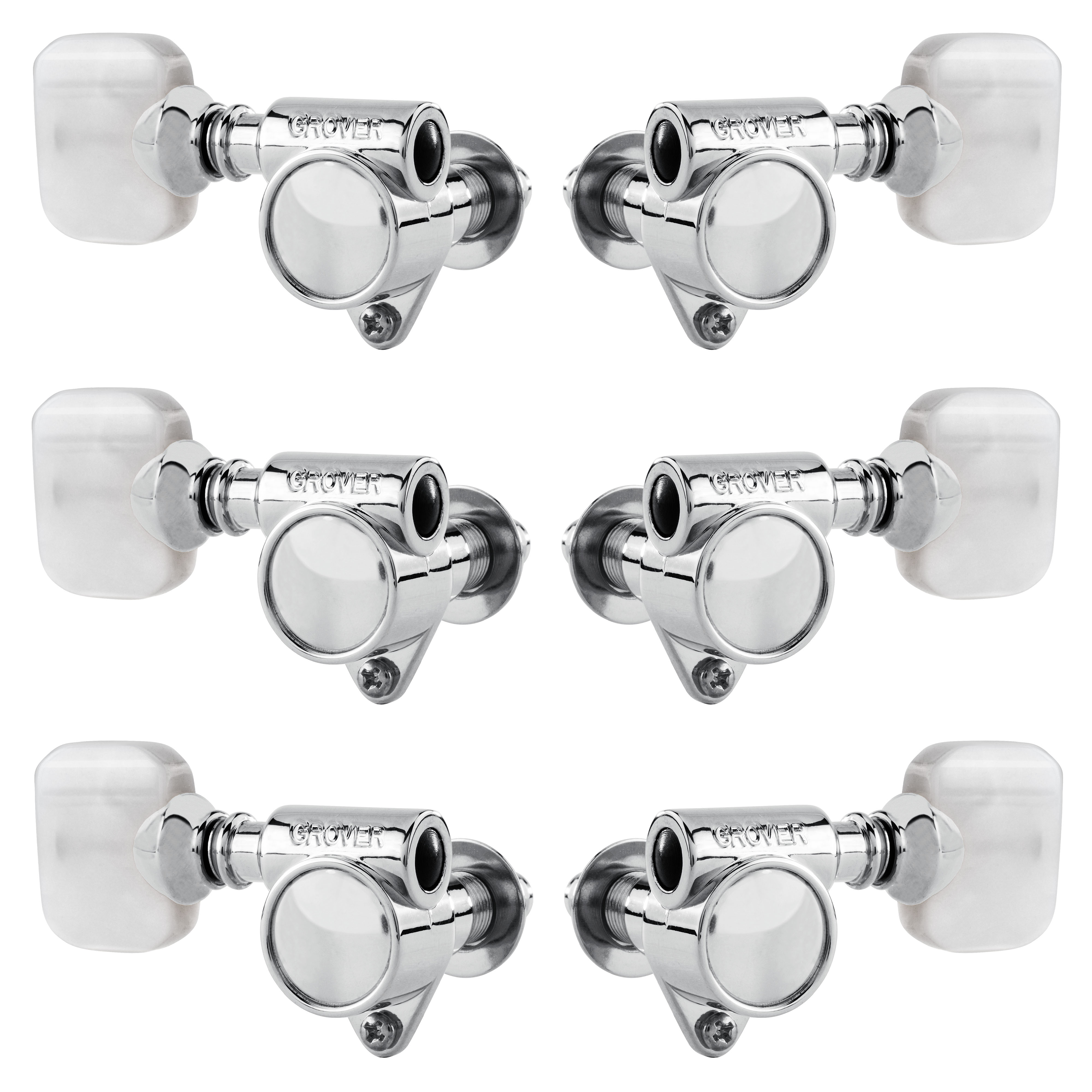 Grover « Bouteille de lait » Rotomatic (série 103 ) 3+3 Tuners avec boutons Pearloid