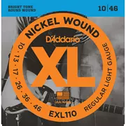 D’Addario XL Cordes de guitare électrique en nickel, lumière ordinaire (EXL110)