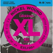 D’Addario XL Cordes de guitare électrique à plaies en nickel, Super Light Plus (EXL120+)