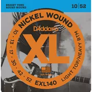 D’Addario XL Cordes de guitare électrique en nickel, Haut clair/Bas lourd (EXL140)