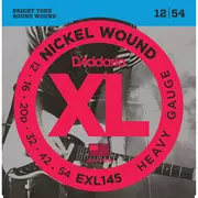 D’Addario XL Cordes de guitare électrique en nickel, lourdes (EXL145)