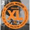 Chaînes de guitare électrique D’Addario XL Nickel Wound, lot de 3, lumière ordinaire (EXL110 à 3D) Chaînes de guitare électrique D’Addario XL Nickel Wound, lot de 3, lumière ordinaire (EXL110 à 3D)