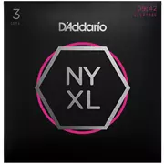 D’Addario NYXL Cordes de guitare électrique à plaies en nickel, Super Light (NYXL0942)