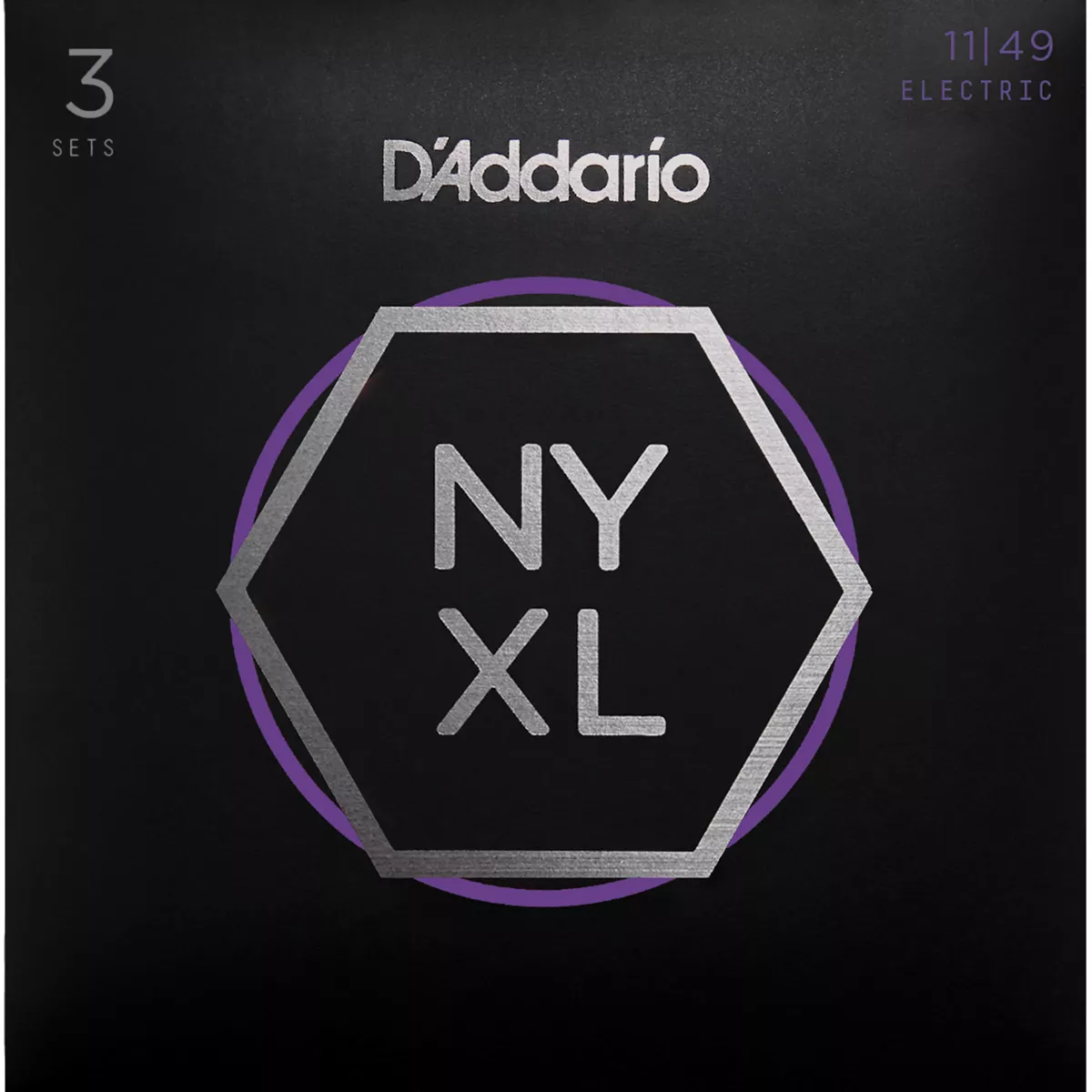 Chaînes de guitare électrique D’Addario NYXL Nickel Wound, lot de 3 Chaînes de guitare électrique D’Addario NYXL Nickel Wound, lot de 3