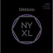 D’Addario NYXL Cordes de guitare électrique à 7 corde en nickel, Medium (NYXL1164)