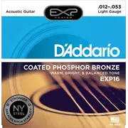 D’Addario EXP Cordes de guitare acoustique Phosphor Bronze, Light (EXP16)