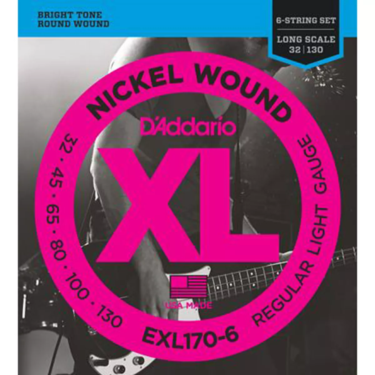 Chaînes de 6-String en nickel D’Addario Chaînes de 6-String en nickel D’Addario