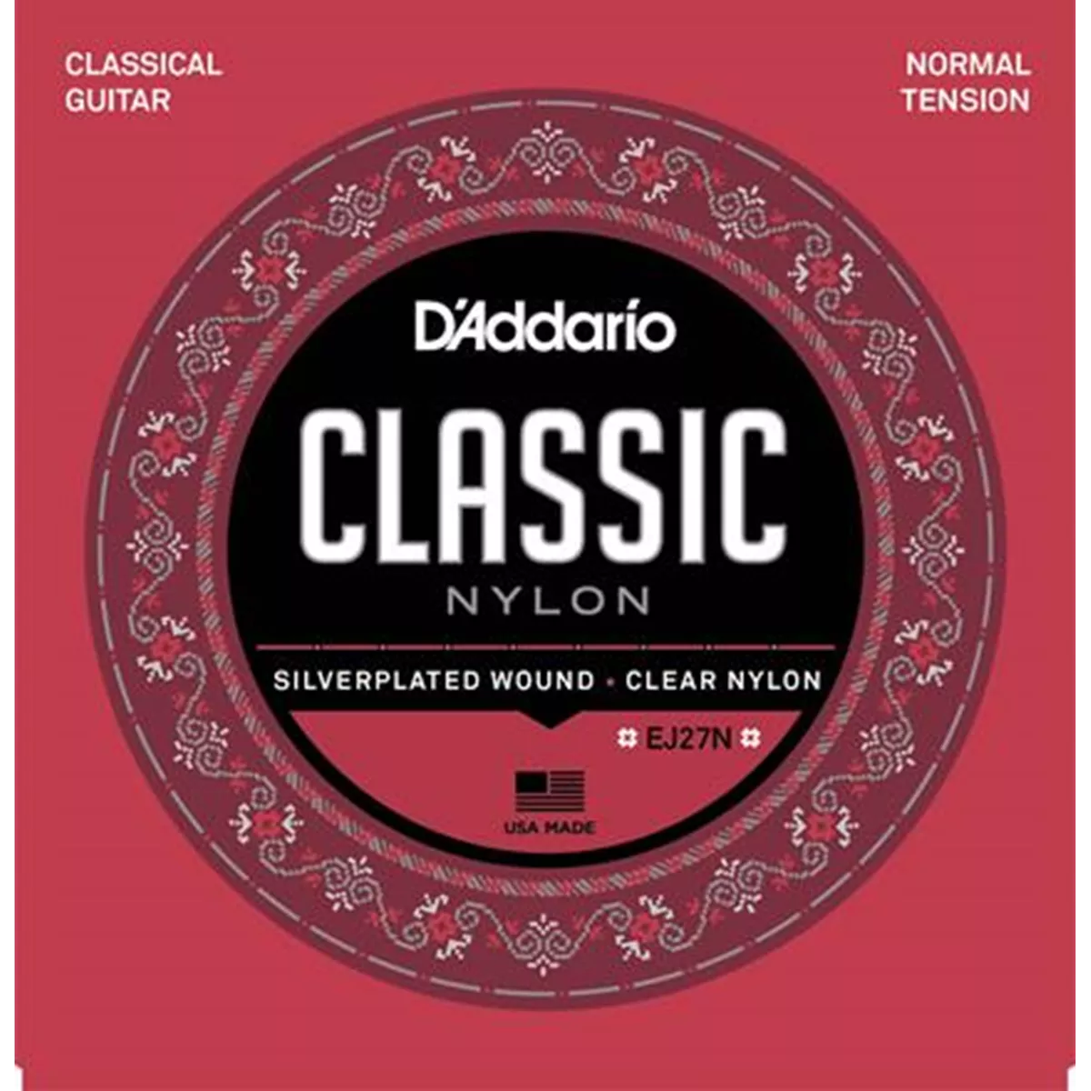 Chaînes de guitare classique étudiante D’Addario Chaînes de guitare classique étudiante D’Addario