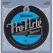 Trèfle en titane D’Addario Pro Arte Dynacore Cordes de guitare classiques, tension dure (EJ46TT)