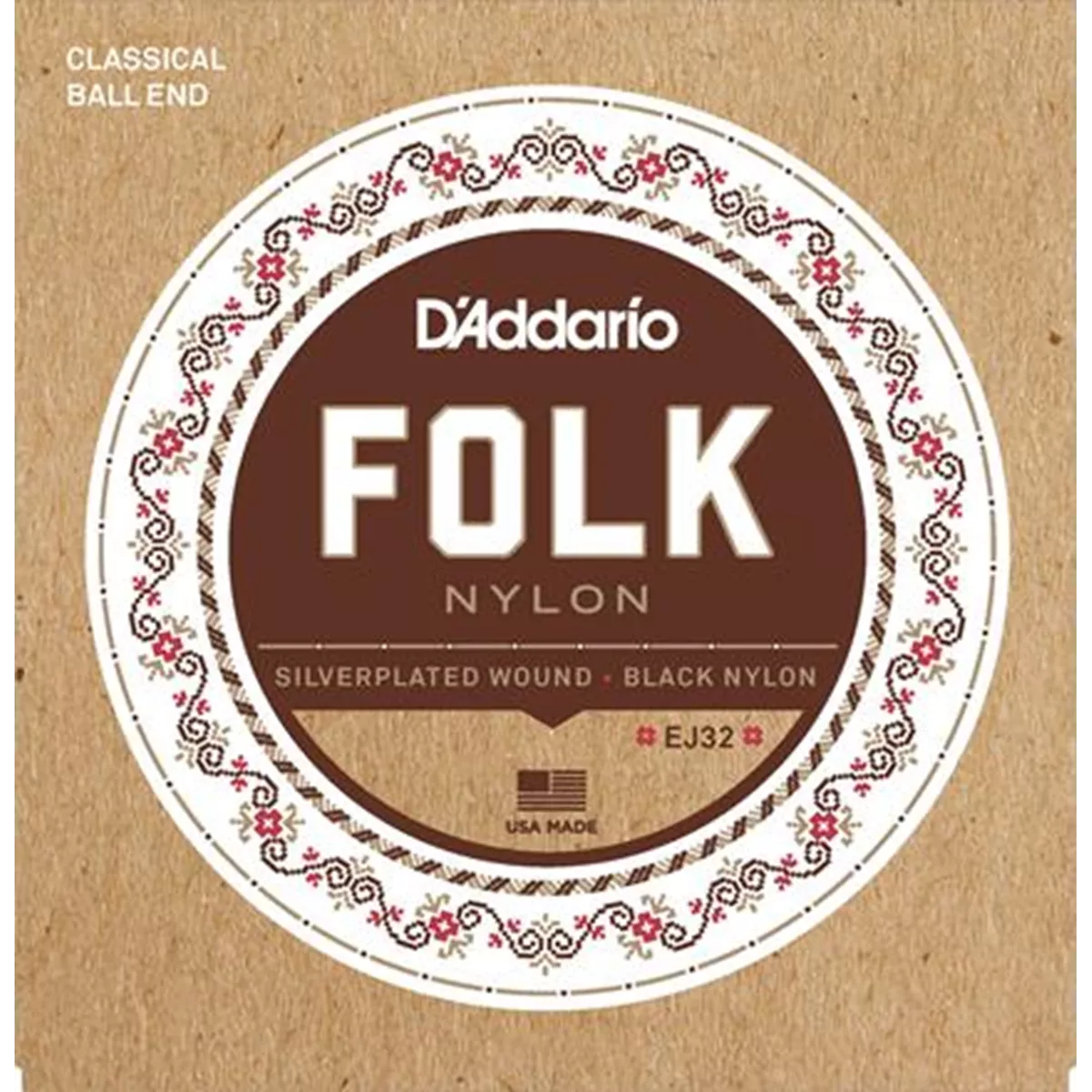 Chaînes de guitare acoustique folklorique D’Addario Chaînes de guitare acoustique folklorique D’Addario