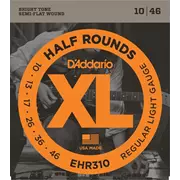 D’Addario XL Cordes de guitare électrique demi-rond, lumière normale (EHR310)