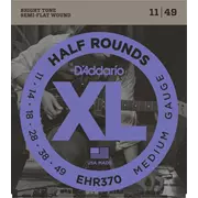D’Addario XL Cordes de guitare électrique demi-rond, Medium (EHR370)