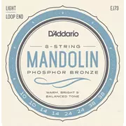 D’Addario Cordes de mandoline Phosphor Bronze, Lumière (EJ73)