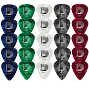 Lot d’assortiments classiques de Celluloïdes Perles D’Addario Planet Waves, Light - Lot de 25