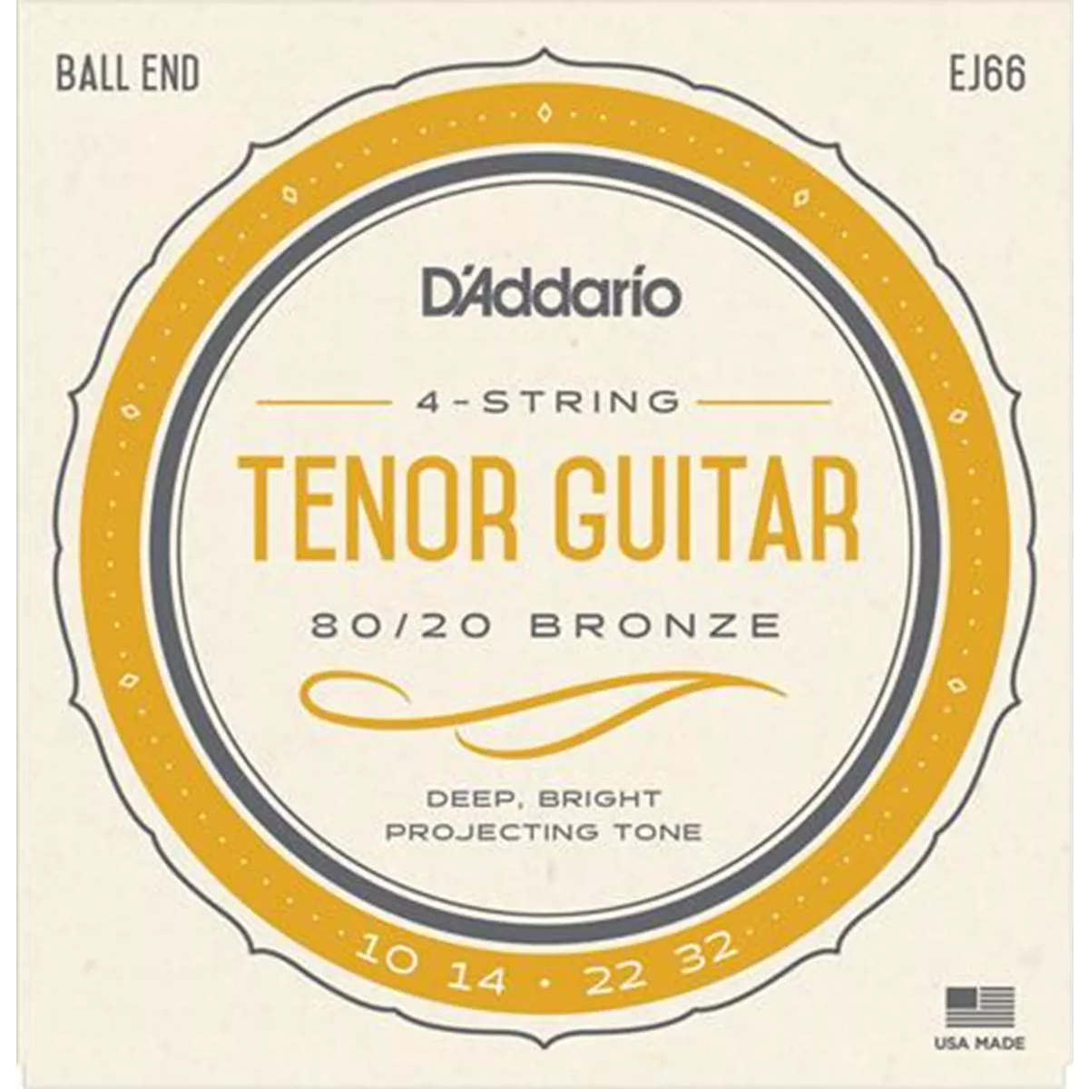 Chaînes de guitare D’Addario Tenor Chaînes de guitare D’Addario Tenor