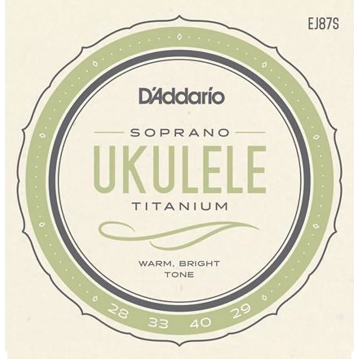 Cordes Ukulélé D'Addario en titane Cordes Ukulélé D'Addario en titane
