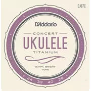 D'Addario Cordes Ukulele en titane, Concert (EJ87C)