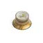 Bouton réfléchissant Top Hat Bell, Relic Gold Volume, grossièrement moleté pour Alpha Bouton réfléchissant Top Hat Bell, Relic Gold Volume, grossièrement moleté pour Alpha