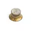 Bouton de réflecteur Top Hat Bell, Relic doré, grossièrement moleté pour Alpha Bouton de réflecteur Top Hat Bell, Relic doré, grossièrement moleté pour Alpha