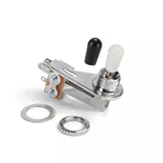 Commutateur à Toggle métrique à angle droit, Chrome, pour guitares 2 micro