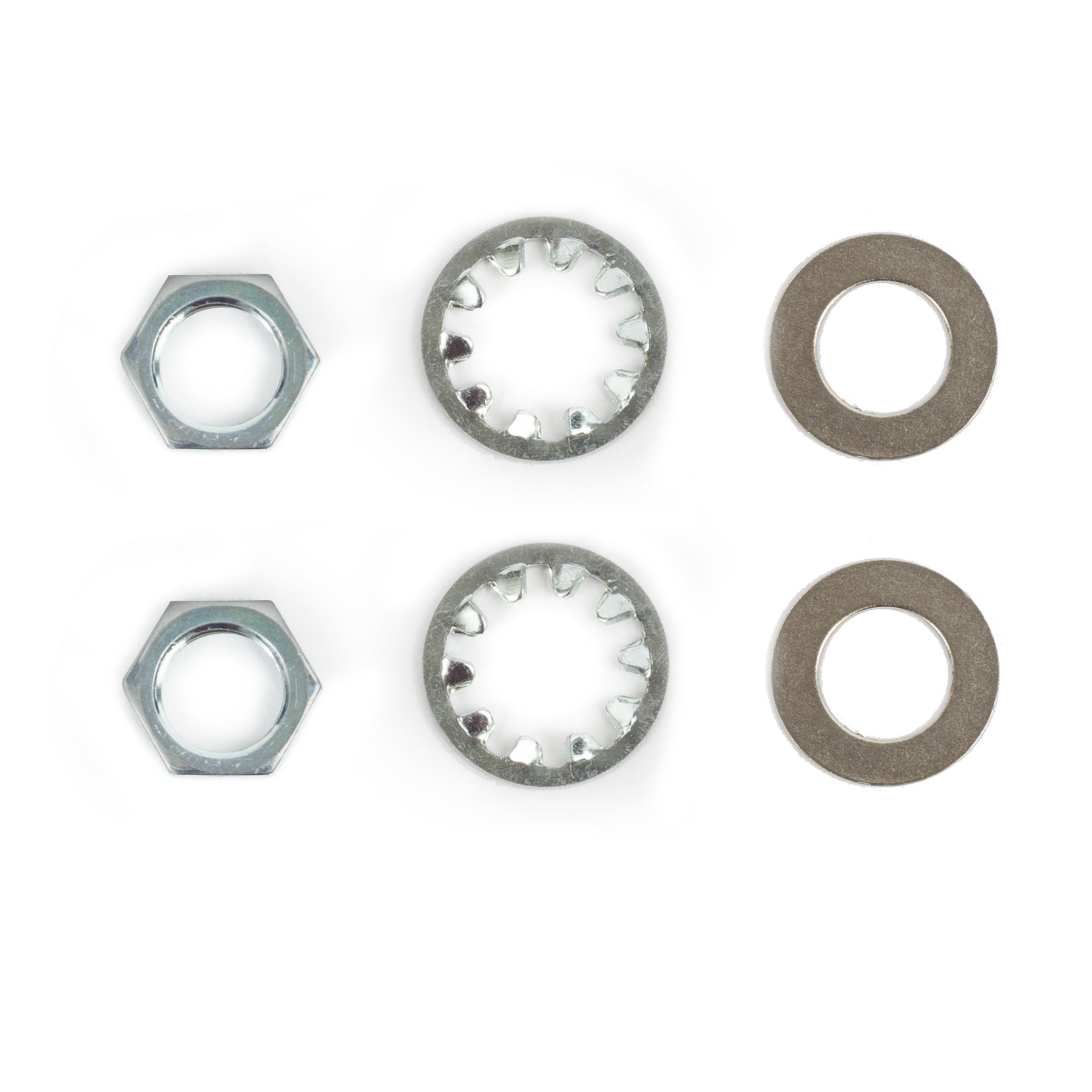 Jeu d’écrous et de rondelles pour potentiomètres et jacks