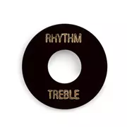 Rondelle Toggle Gibson Accessories, noire avec empreinte dorée