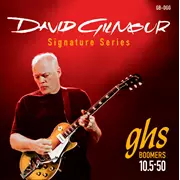 GHS Boomers David Gilmour Signature Series Cordes de guitare électrique, Ensemble rouge, 10,5 - 50