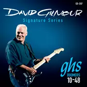 GHS Boomers David Gilmour Signature Series Cordes de guitare électrique, Ensemble bleu, 10 - 48
