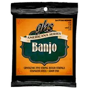 GHS Americana Série Banjo Cordes, Moyen, 11 - 22