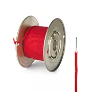 Fil de poussée Vintage Stranded Core - 50 pieds, rouge