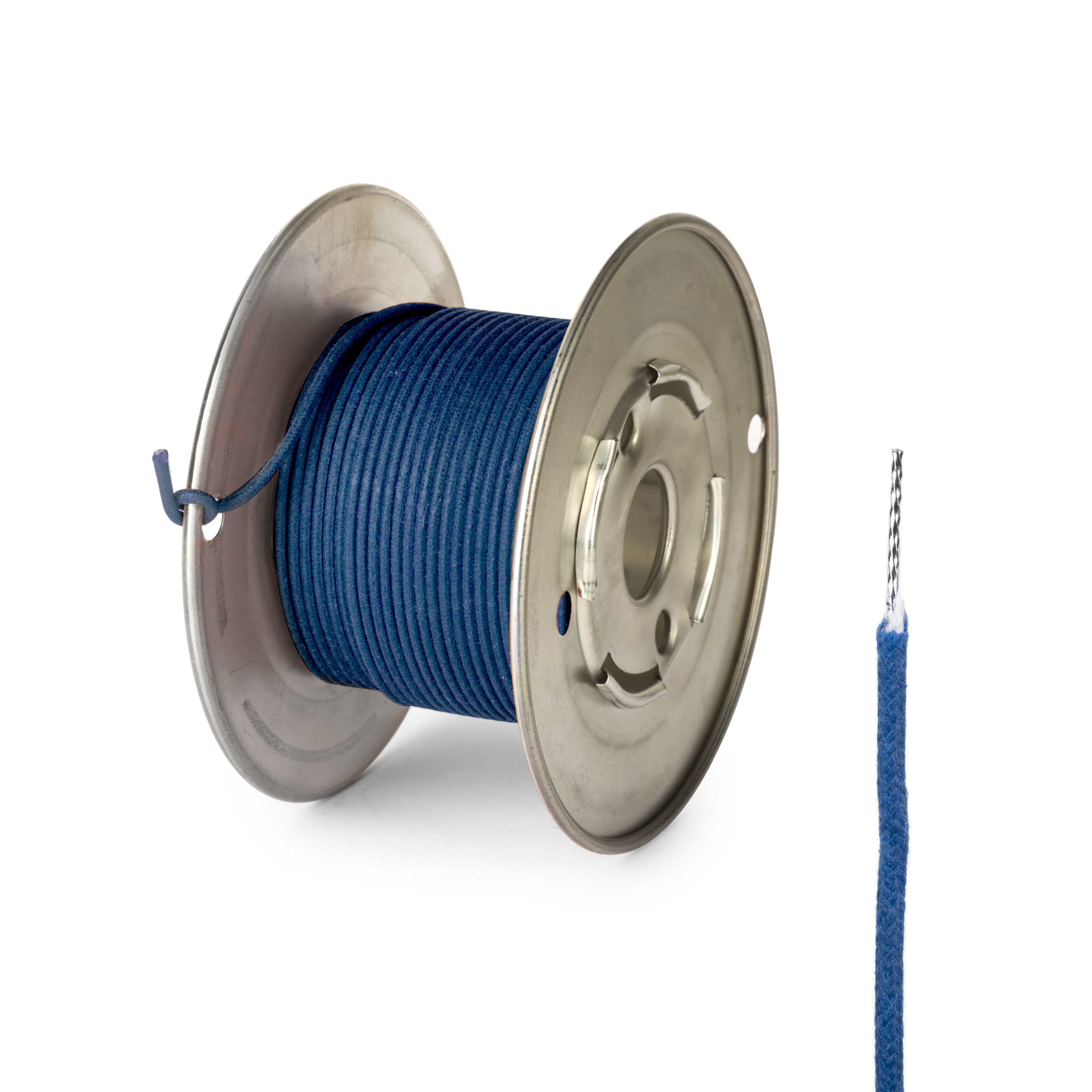 Vintage Stranded Core Push-back Wire - 50 feet, Blue