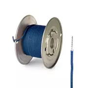 Fil de poussée Vintage Stranded Core - 50 pieds, Bleu