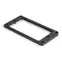 Cadres pour micro en plastique pour Humbuckers, bas, noirs Cadres pour micro en plastique pour Humbuckers, bas, noirs