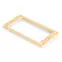 Cadres pour micro en plastique pour Humbuckers, bas, crème Cadres pour micro en plastique pour Humbuckers, bas, crème