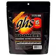 Boomers à guitare électrique GHS, 6-Pack, Extra Light, 9 - 42