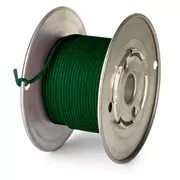 Fil de poussée Vintage à noyau solide - 50 pieds, Vert, 18 Gauge