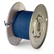 Fil de poussée Vintage à noyau solide - 50 pieds, Bleu, 20 Gauge