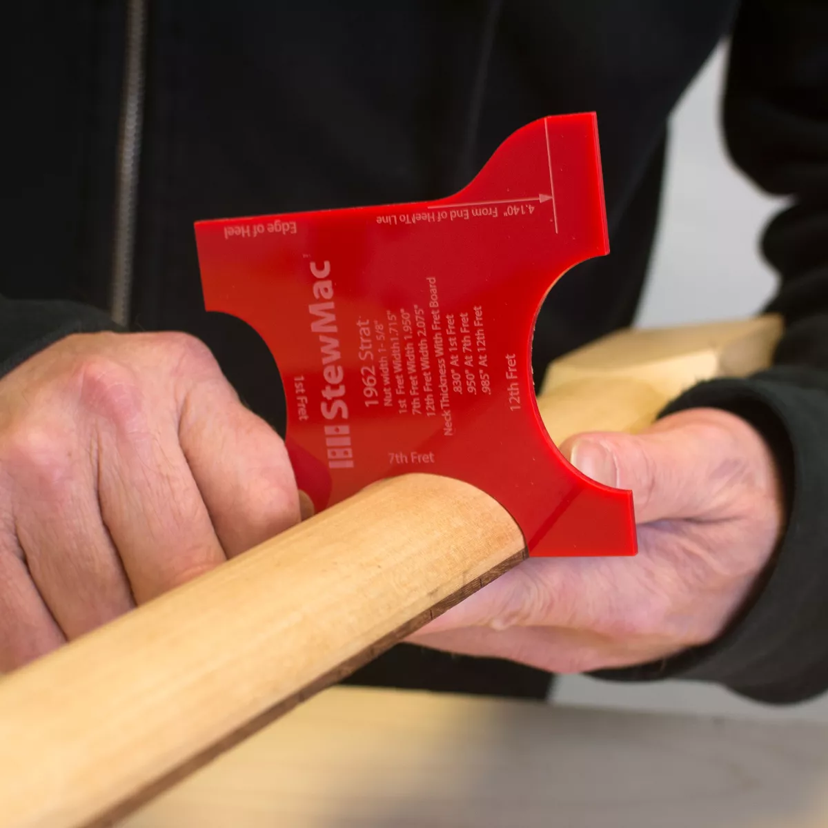 Gabarits de mise en forme du cou pour guitare électrique Gabarits de mise en forme du cou pour guitare électrique