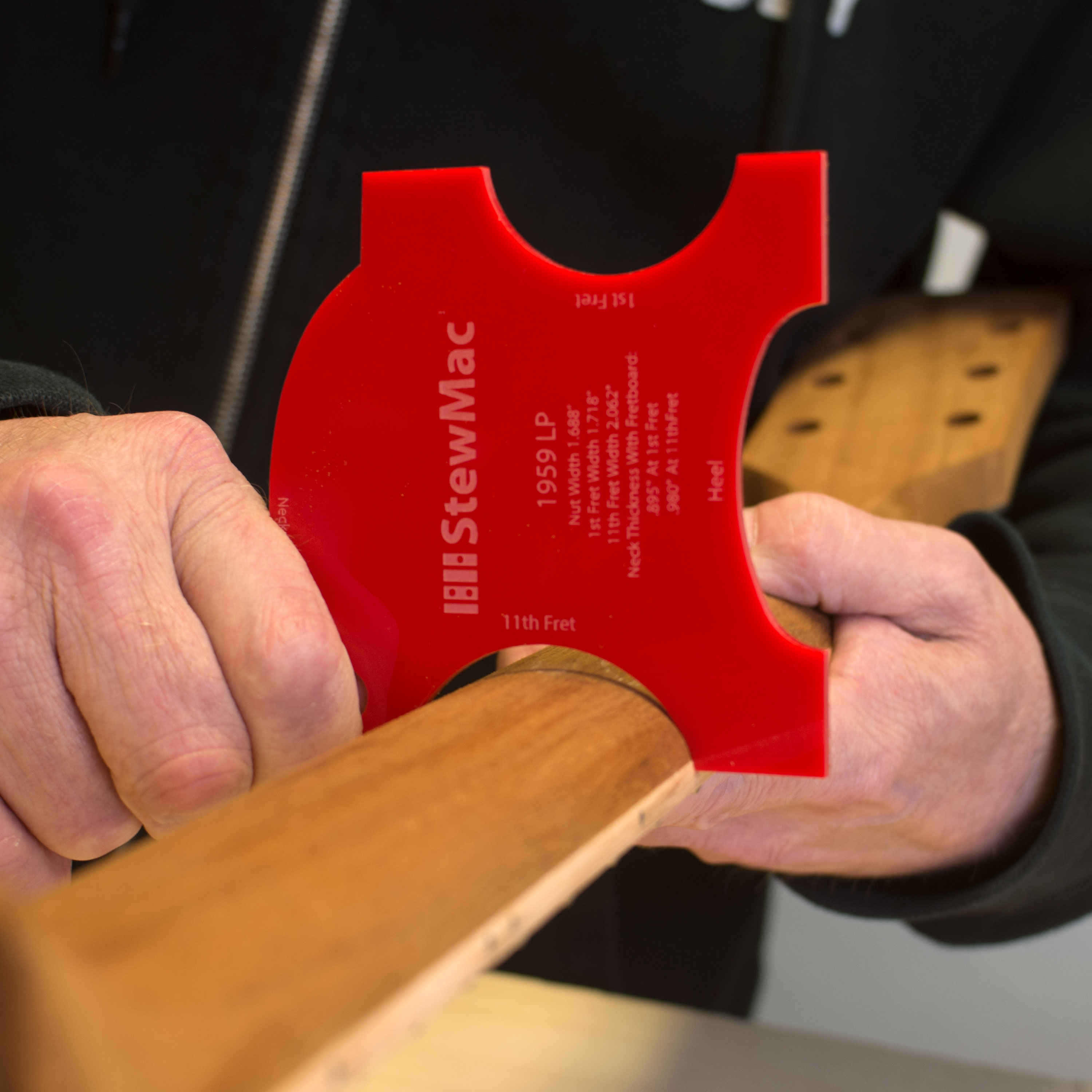 Gabarits de mise en forme du cou pour guitare électrique Gabarits de mise en forme du cou pour guitare électrique