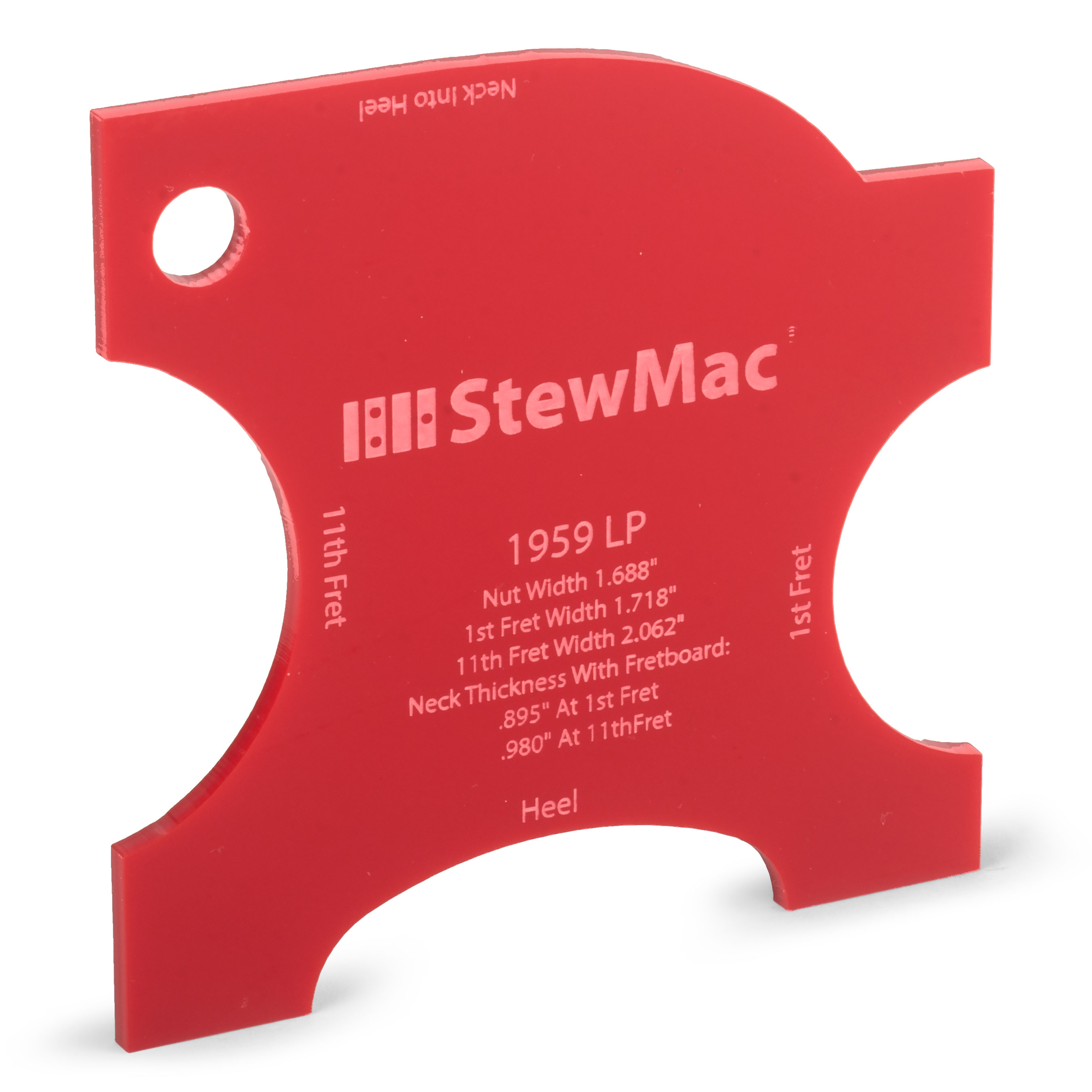 Gabarits de mise en forme du cou pour guitare électrique Gabarits de mise en forme du cou pour guitare électrique