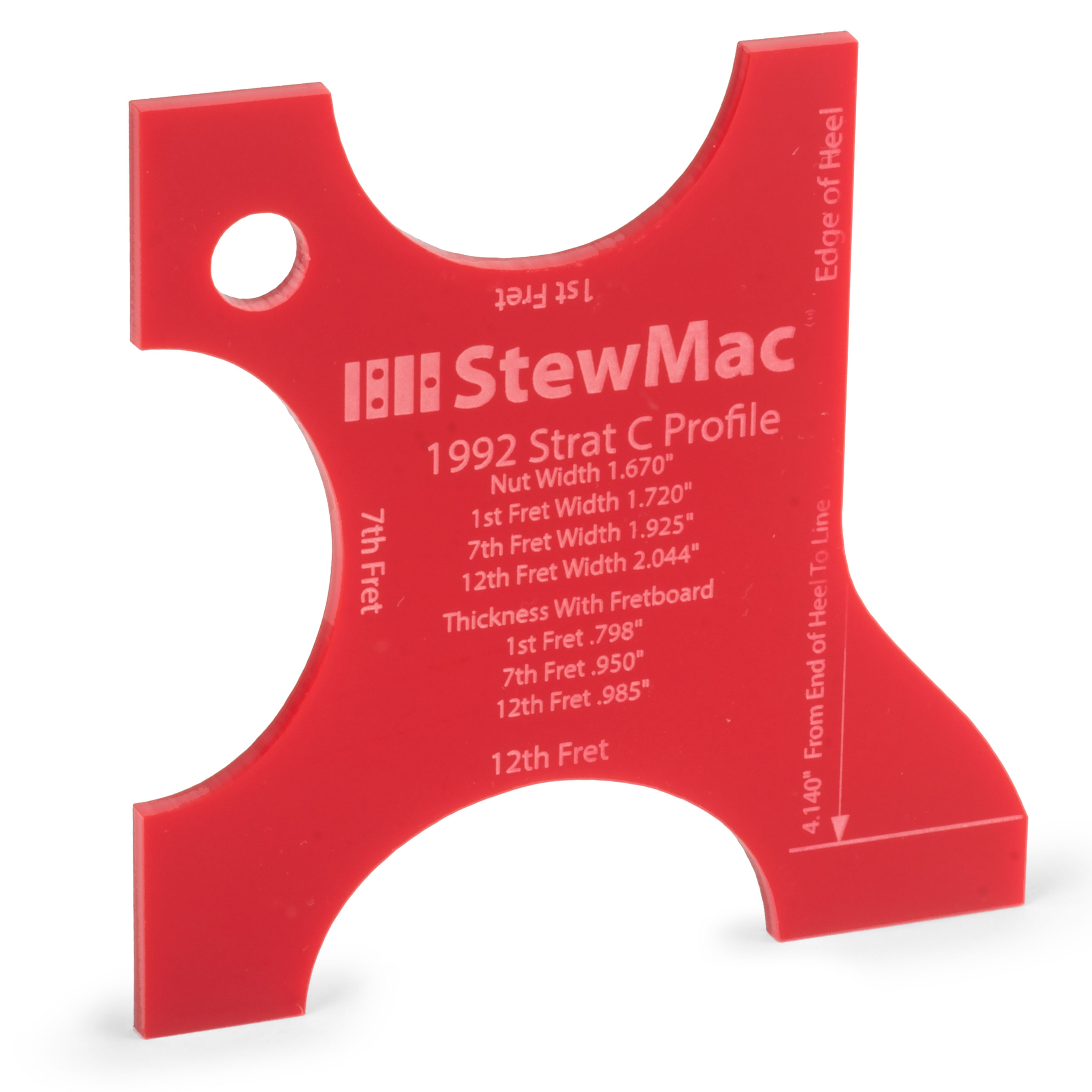 Gabarits de mise en forme du cou pour guitare électrique Gabarits de mise en forme du cou pour guitare électrique