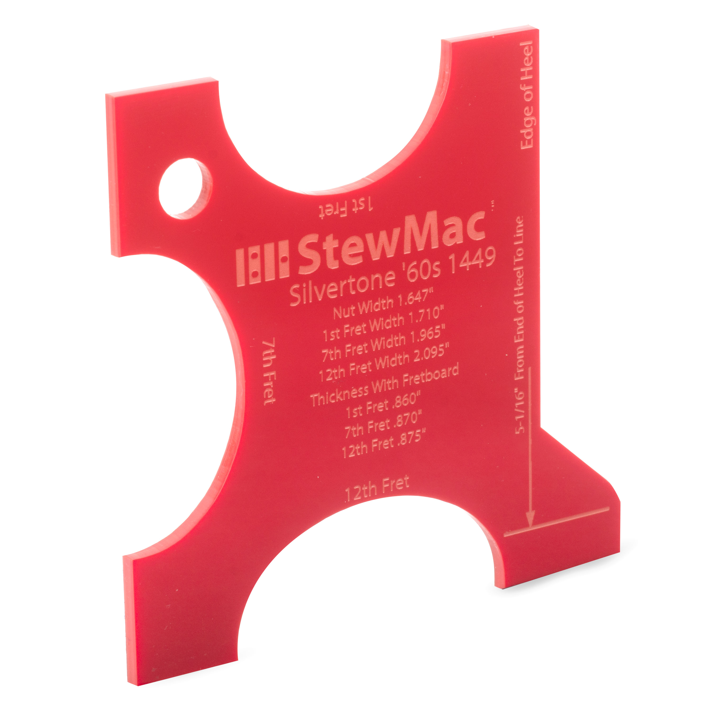 Gabarits de mise en forme du cou pour guitare électrique Gabarits de mise en forme du cou pour guitare électrique