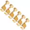 Tuners 6-In-Line à bouton de style Gotoh Schaller, dorés Tuners 6-In-Line à bouton de style Gotoh Schaller, dorés